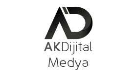 AKDijital Medya için minimal logo tasarımı