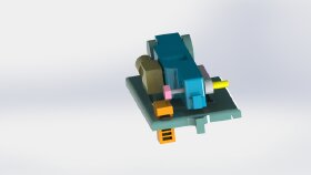 SolidWorks'tan oluşturduğumuz 3D modelin baskısını aldık