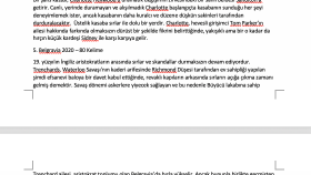 Dizi İçerik Metinleri