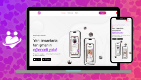 Eşleş Tanış Mobil Uygulama Website Tasarımı