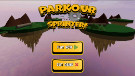 3D Basic Parkour Game 