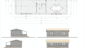 Prefabrik ev çizimi