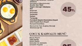 Yemek Bahçesi İçin Menü Tasarımı