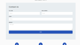 Yönetim panelli, slider ve iletişim formundan oluşan site