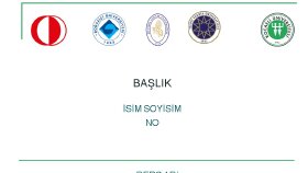 Ppt. Sunum Taslağı Hazırlama