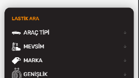 Oto Lastik Avm Sitesinin Mobil Uygulaması