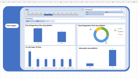 satış analizi ve dashboard