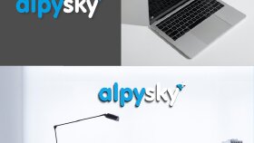 Alpysky Logo tasarımı 
