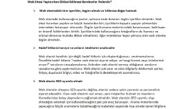 Web Sitesi Yaptırırken Dikkat Edilmesi Gerekenler Nelerdir?
