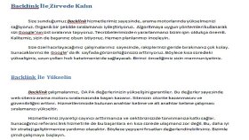 SEO Uyumlu Tanıtım Metni