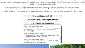 İnternet bağlantı testi ve sayfa yüklemesi hata loglama
