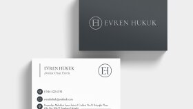 Evren Hukuk Kartvizit Tasarımı