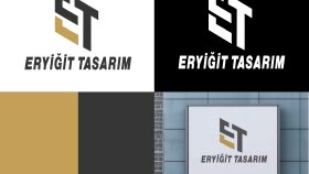 ET Metal - Modern Geometrik Logo  Çalışması