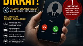 Siber Dolandırıcılık Afişi