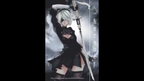 Nier Automata oyununun ana karakteri olan 2b animasyonu