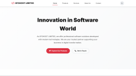 Yazılım Şirketi Web Sayfası