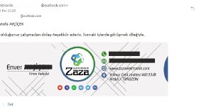 zazaelektronik - HTML imza tasarımı 