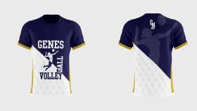 Genes Volleyball - Maç Önü Tişört Tasarımı