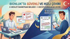 Amerika Başvuruları İçin Sertifikalı İkametgah Tercümesi