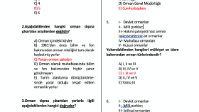 soru hazırlama