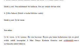 8 Mart Dünya Kadınlar Günü için reklam metni 
