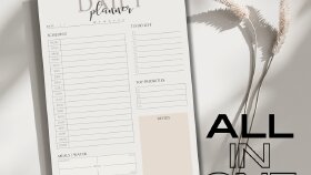 Etsy daily planner tasarımı