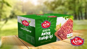 Antik Kuruyemiş Kavrulmuş Antep Fıstığı İçi Ambalaj Tasarımı