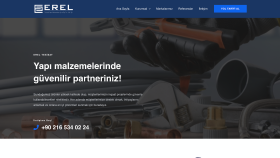 EREL Tesisat Web Sitesi Tasarımı
