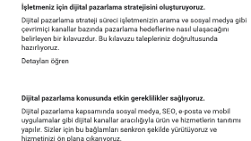Web Site - İçerik üretimi