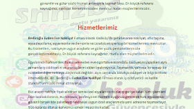 Web Sitesi İçeriği