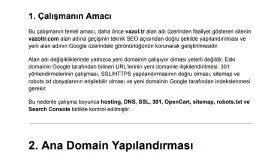 Vazoltr.com – Teknik SEO, Domain Taşıma ve 301 Yönlendirme Projesi