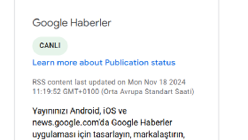 Google News Kaydı