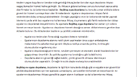 Web Sitesi İçeriği