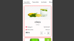 QR menü 
