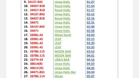 Bir firma için ürün bilgi tablosu hazırlandı 