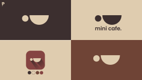 Mini Cafe - Minimal Logo Tasarımı