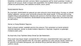 Tekstil ürünü tanıtım yazısı