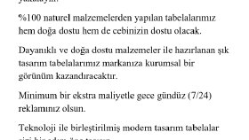 Reklam yazısı