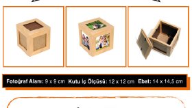 Ahşap Küp Fotoğraflık - El Broşürü