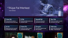 Fal Bakma Konseptli Web Sitesi Tasarımı