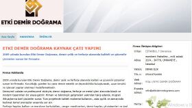 Firma Rehberi Kayıt Hizmeti GulcinNet Etki Demir Doğrama Ümraniye 