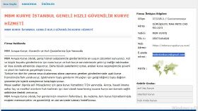 FİRMA REHBERİ KAYIT HİZMETİGULCİNNET MBM KURYE GAZİOSMANPAŞA