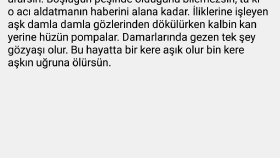 Düz Ayrılık Konulu Metin