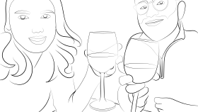 Line Art Portre Çalışması