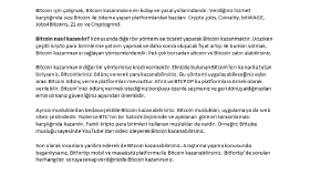 "Bitcoin ve Binance Konulu, SEO Uyumlu Makale Yazımı"