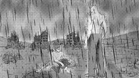 1 sahnelik manga çalışması