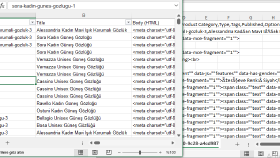 CSV uzantılı dosyanın Excel .xlsx formatına çevrilmesi