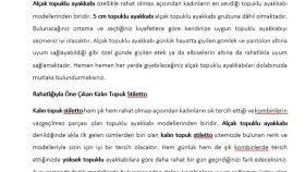 Ayakkabı konulu çeşitli içerikler