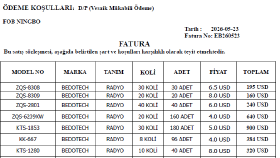 Ticari Belge, Gümrük Belgeleri Çeviri