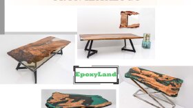 EpoxyLand Masa Katalog Tasarımı